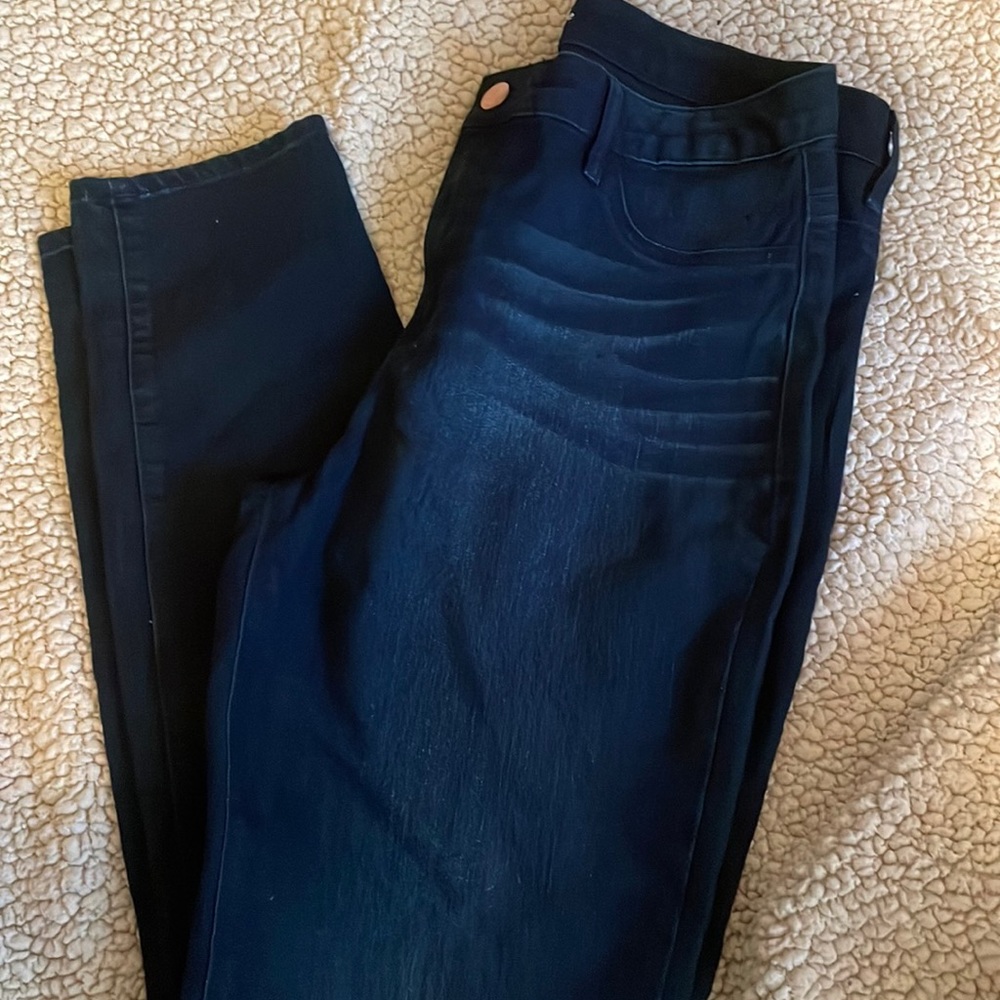 Refuge high waisted dark denim jeans